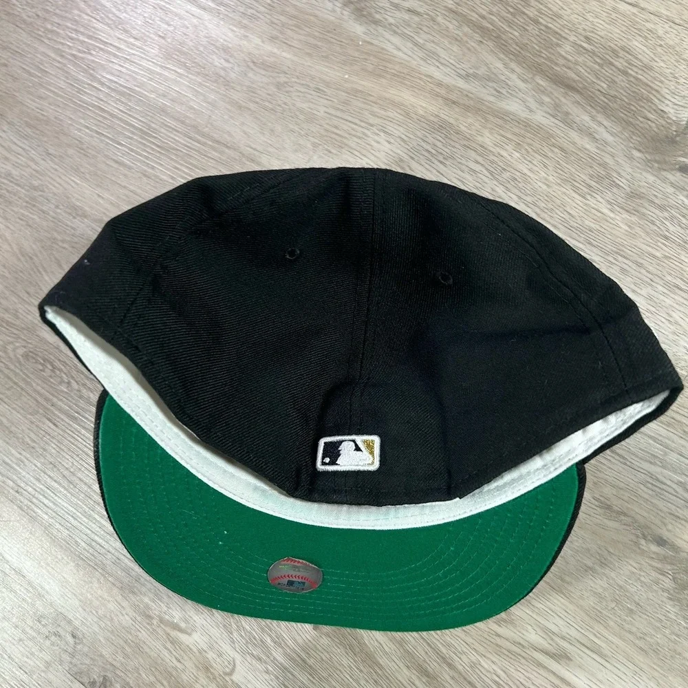 New‎ Era Los Angeles Dodgers Palm Tree Fitted 7 3/4 Hat NWT MLB Black Wool Cap